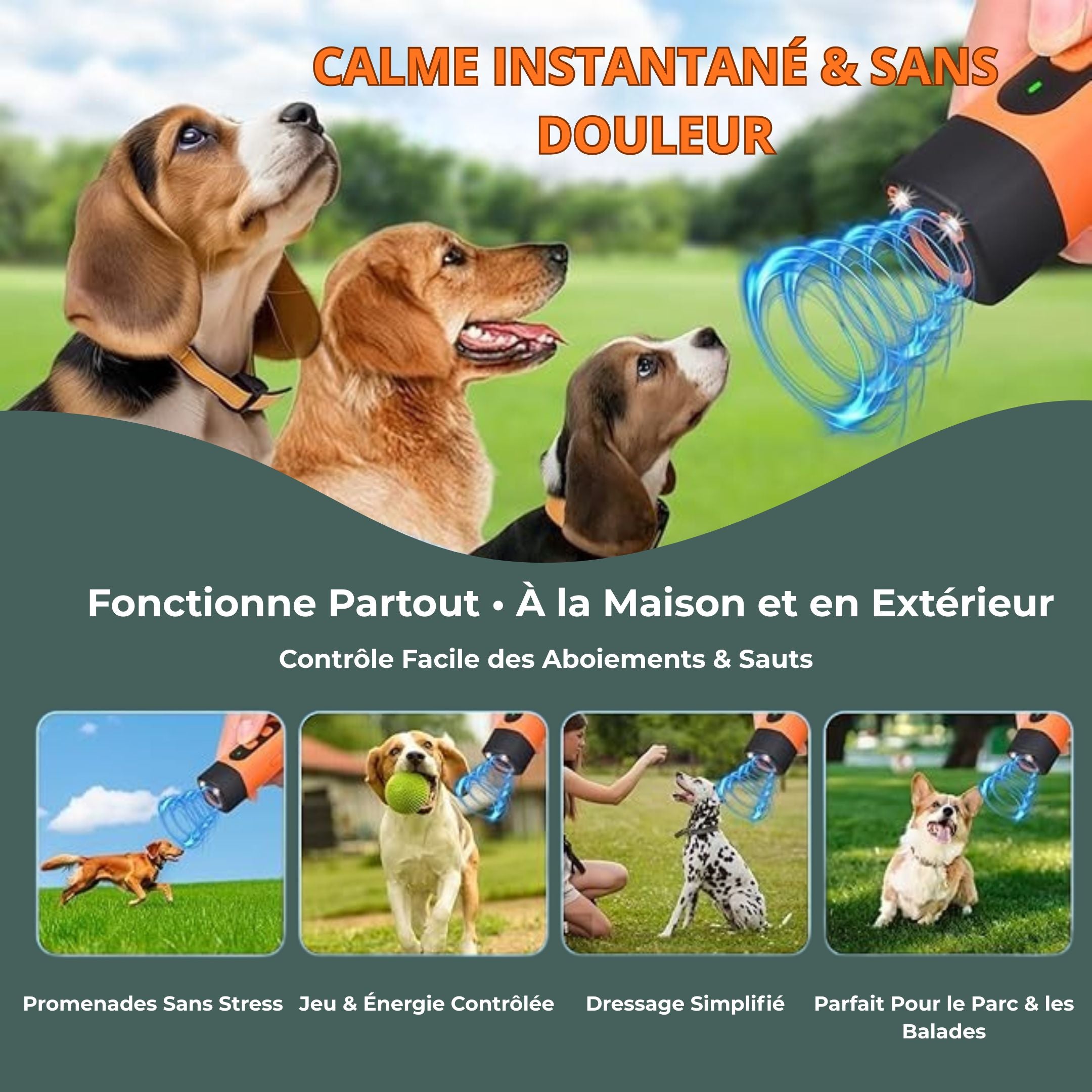 ZenWave —  Appareil de Dressage Canin Doux et Sans Douleur
