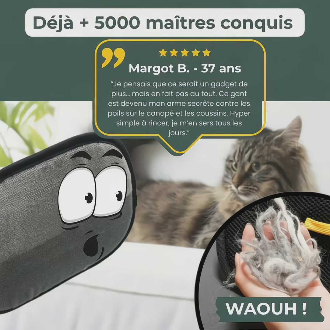 Lunaï — Gant Anti-Poils V2 • Nouvelle Génération, Efficacité Boostée